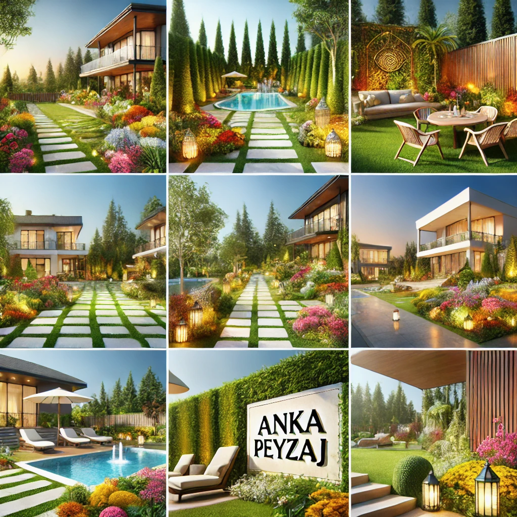 Villa bahçe peyzaj Örnekleri