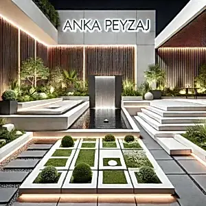 Modern Bahçe Peyzajı Anka Peyzaj Modern Bahçe Peyzajı